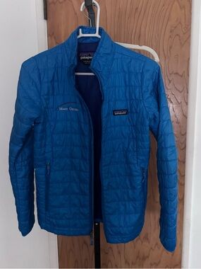 Patagonia nano puff jacket in Bright Blue